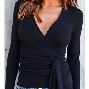 Black long sleeve shirt